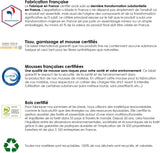 CONFORT DESIGN Matelas Futon 140 x 190 - Ep. 15 cm - Mémoire de forme - Anti-tâche -5 couches - Ferme équilibré - Fabriqué en France