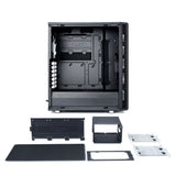 FRACTAL DESIGN BOITIER PC Define C - Moyen Tour - Noir - Format ATX (FD-CA-DEF-C-BK)