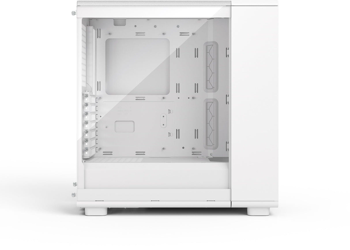 Boîtier PC - Fractal Design - FD-C-EPO1A-03 - Blanc - Verre trempé - Refroidissement haute performance - 3 ventilateurs Momentum