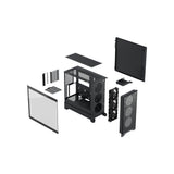 Boitier PC - FRACTAL DESIGN - FD-C-POA2A-02 - Pop 2 Air TG - Format ATX - 3 ventilateurs a pales profilées - Noir