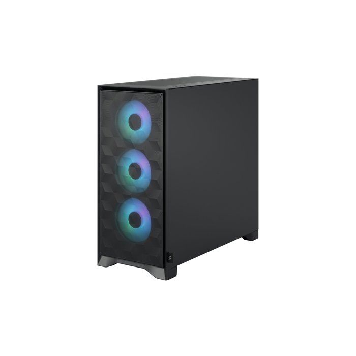 Boitier PC - FRACTAL DESIGN - FD-C-POA2A-03 - Pop 2 Air TG RGB - Format ATX - 3 ventilateurs a pales profilées - Noir