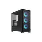 Boitier PC - FRACTAL DESIGN - FD-C-POA2A-03 - Pop 2 Air TG RGB - Format ATX - 3 ventilateurs a pales profilées - Noir