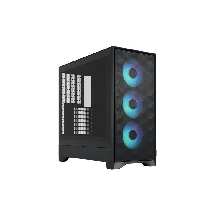Boitier PC - FRACTAL DESIGN - FD-C-POA2A-03 - Pop 2 Air TG RGB - Format ATX - 3 ventilateurs a pales profilées - Noir