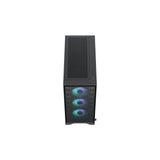Boitier PC - FRACTAL DESIGN - FD-C-POA2A-03 - Pop 2 Air TG RGB - Format ATX - 3 ventilateurs a pales profilées - Noir