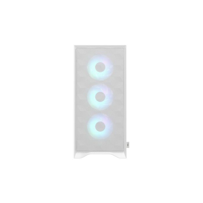 Boitier PC - FRACTAL DESIGN - FD-C-POA2A-04 - Pop 2 Air TG RGB - Format ATX - 3 ventilateurs a pales profilées - Blanc