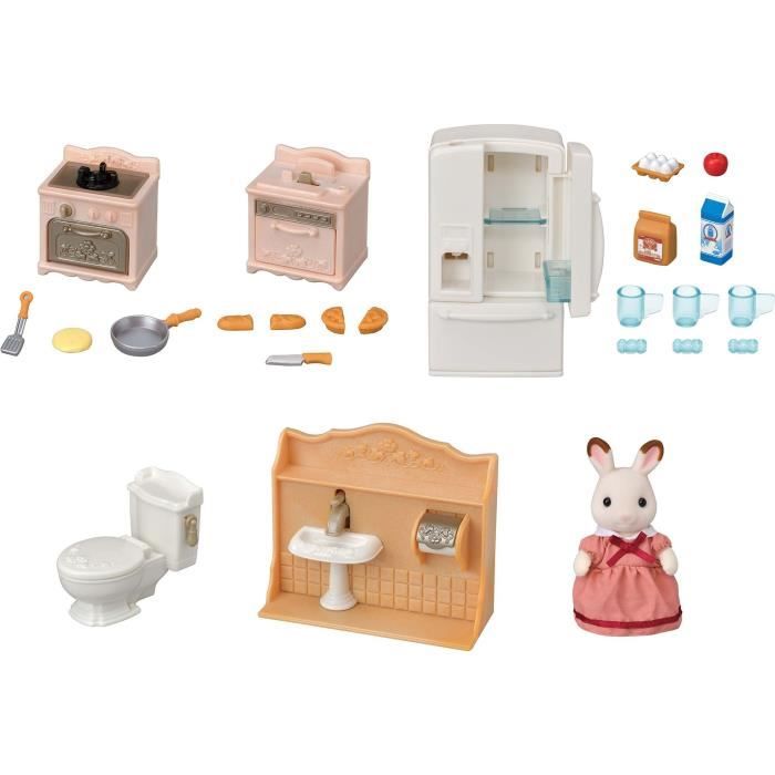 Set d'ameublement cosy cottage et maman - SYLVANIAN FAMILIES - 5449 - Mixte - A partir de 3 ans