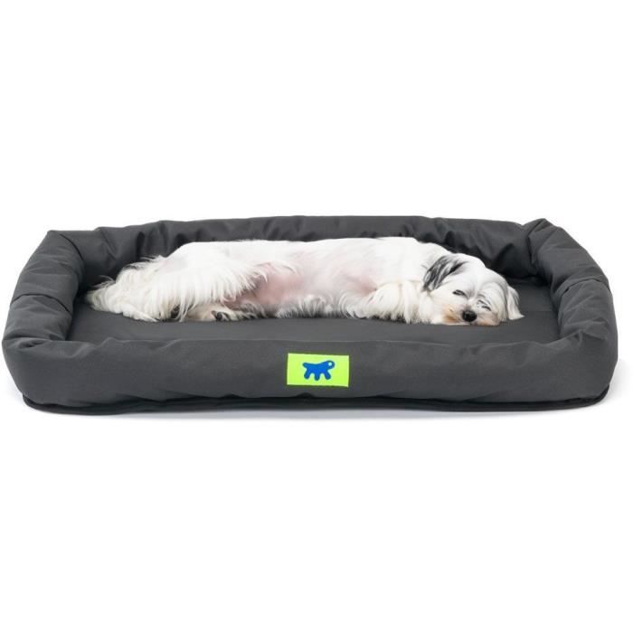 Matelas pour chien - FERPLAST - TENDER TECH - 61 x 46 x 5 cm - Noir - Déhoussable
