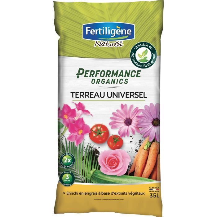 Terreau Performance Organics Universel - FERTILIGENE - 35 L