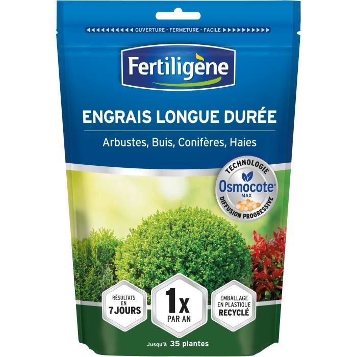 FERTILIGeNE - Engrais Longue durÈe Osmocote max Arbustes, Buis, Coniferes, Haies 700g