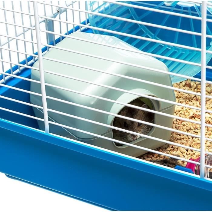 Cage - FERPLAST - PAULA TUBE LINE - 46 x 29,5 x 24,5 cm - Bleu