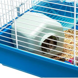 Cage - FERPLAST - PAULA TUBE LINE - 46 x 29,5 x 24,5 cm - Bleu