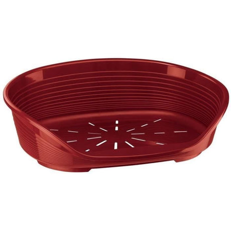 Panier-Corbeille SIESTA DELUXE Taille 4 - 61,5*45*21,5 cm - Bordeaux -FERPLAST