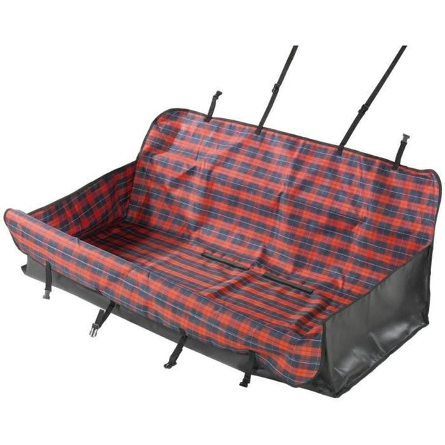 Couverture de protection siege de voiture 140 x 50 x 60 cm- FERPLAST - Noir / Rouge