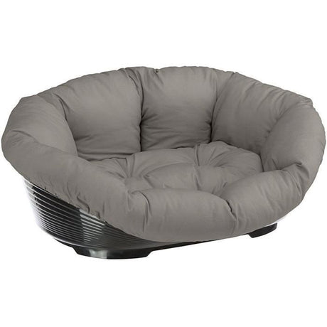 Panier corbeille coussin gris - Taille M - 64 x 48 x 25 cm - FERPLAST