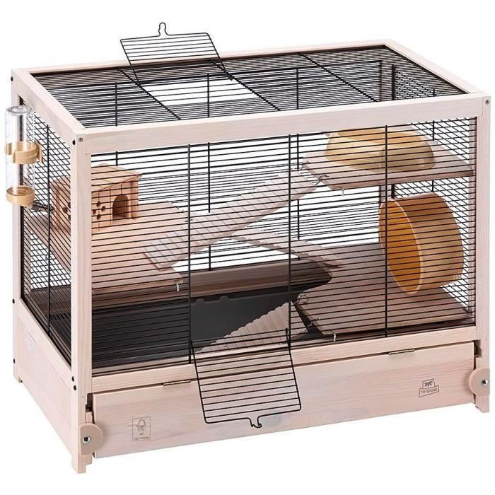 Cage pour hamster - FERPLAST - HAMSTERVILLE - Bois
