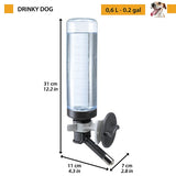 Abreuvoir pour chien - FERPLAST - DRINKY - 0,6L - Robuste - Intérieur