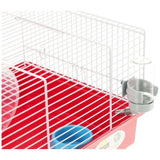 Cage hamster 46*29*23 cm- Une roue, une mangeoire, une maisonnette, un abreuvoir - FERPLAST