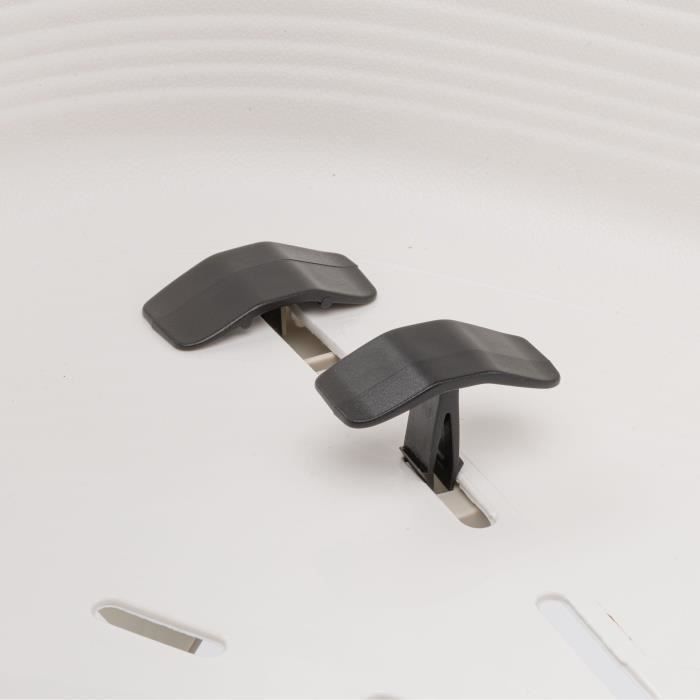 Panier corbeille coussin relax blanc - Taille M - 64 x 48 x 25 cm - FERPLAST