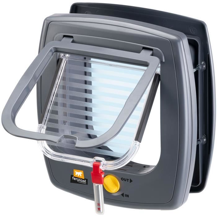 Chatiere - FERPLAST - Swing 5 - 22,5 x 16,2 x 25,2 cm - Gris