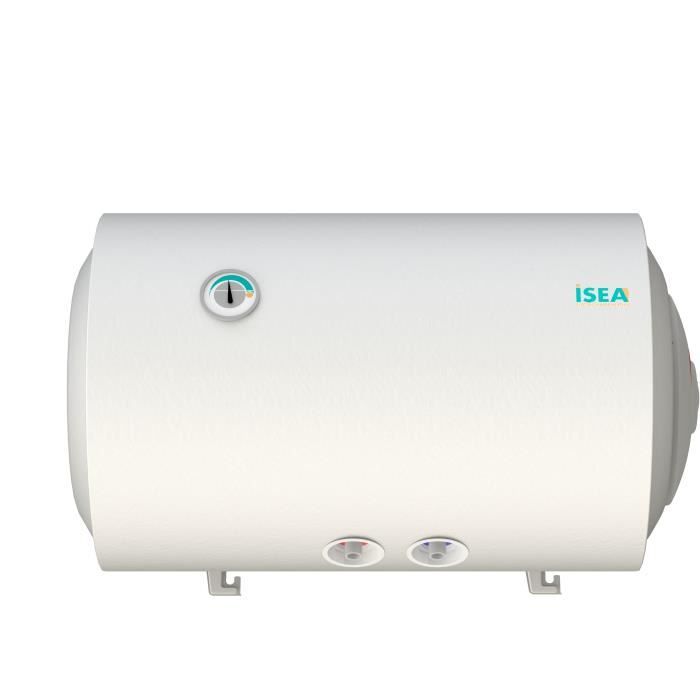 Chauffe Eau Electrique Horizontal Swing ISEA - 150L - IS EYEWEAR - Anode Magnésium - 15kW - Blanc