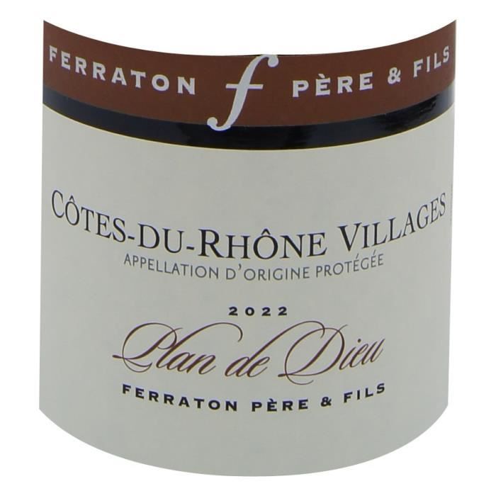 Domaine Ferraton 2022 Côtes du Rhône Villages Plan de Dieu - Vin rouge de la Vallée du Rhône