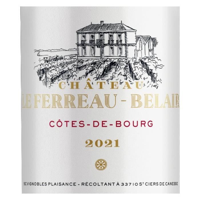 Château Le Ferreau-Belair 2021 Côtes-de-Bourg - Vin rouge de Bordeaux