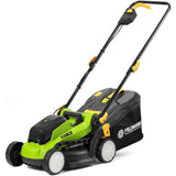 Tondeuse sans fil - FIELDMANN - 20V - Coupe 33 cm - Hauteur max 65 mm - Batterie et chargeur non inclus