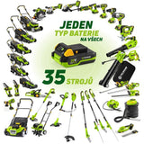 Tondeuse sans fil - FIELDMANN - 20V - Coupe 33 cm - Hauteur max 65 mm - Batterie et chargeur non inclus
