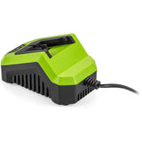 Chargeur - FIELDMANN - Pour batterie 20V - Charge 2Ah en 60 min - Compatible 2Ah, 4Ah