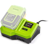 Chargeur rapide - FIELDMANN - Pour batterie 20V - Charge 2Ah en 30 min - Compatible 2Ah, 4Ah, 8Ah