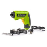Visseuse sans fil - FIELDMANN - 3,6 V - Batterie 1500 mAh - 15 accessoires - Vert