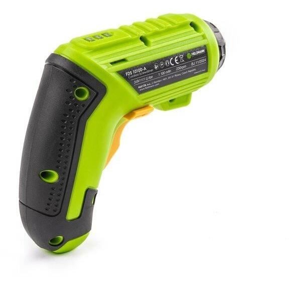 Visseuse sans fil - FIELDMANN - 3,6 V - Batterie 1500 mAh - 15 accessoires - Vert