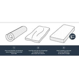 Matelas mousse 90 x 190 cm - Ferme - 16 cm - DEKO DREAM Kiva