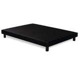 Sommier tapissier 160x200 cm - Noir - Pieds inclus -  DEKO DREAM Rakenne
