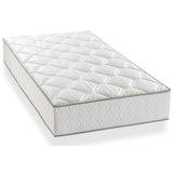 Ensemble matelas ressorts + sommier tapissier 90 x 190 - Epaisseur 23 cm - Confort équilibré - DEKO DREAM Hyvyys