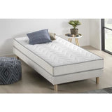 Ensemble matelas + sommier UNELMA 90 x 190 - 5 zones et mÈmoire de forme - 16 cm - DEKO DREAM