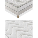 Ensemble matelas + sommier UNELMA 90 x 190 - 5 zones et mÈmoire de forme - 16 cm - DEKO DREAM