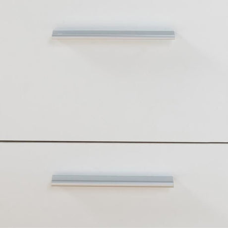 Buffet bas - Blanc mat - 4 portes 3 tiroirs - L 179 x P 42 x H 74,5 cm