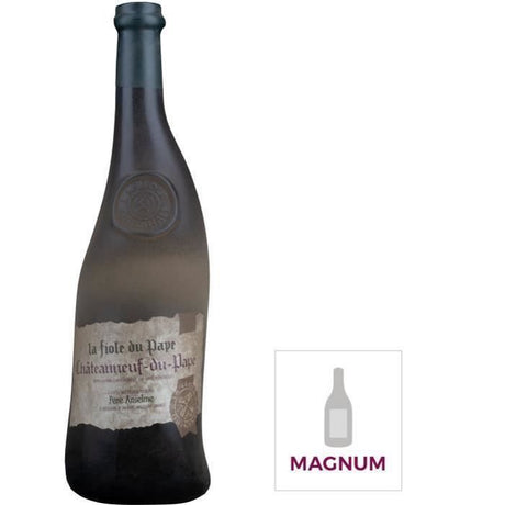 Magnum Pčre Anselme La Fiole du Pape Châteauneuf-du-Pape - Vin rouge de la Vallée du Rhône 2023 caisse bois