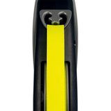 Laisse enrouleur Flexi Neon Giant - FLEXI - GT3-210-S-NEO-12 - Noir et jaune - Pour chiens jusqu'a 50 kg
