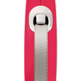 Laisse-sangle - KERBL - Flexi NewConfort - Taille M - 5-m - Max.25 kg - Rouge