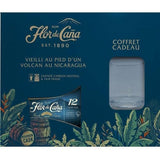 Flor de Caña - 12 ans - Coffret Rhum 40,0% Vol. 70cl + 1 verre