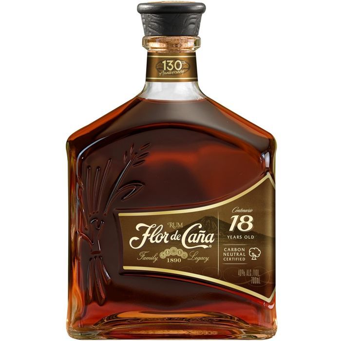 Flor de Cana - 18 ans - Nicaragua - Rhum vieux - 40,0% Vol. - 70 cl