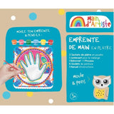 Kit de création empreinte de la main - Loisir Créatif - MAIN D'ARTISTE - Des 5 ans