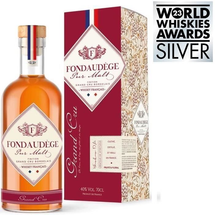Fondaudege - Vieillissement Grand cru Bordelais - Whisky - 40,0% Vol. - 70 cl
