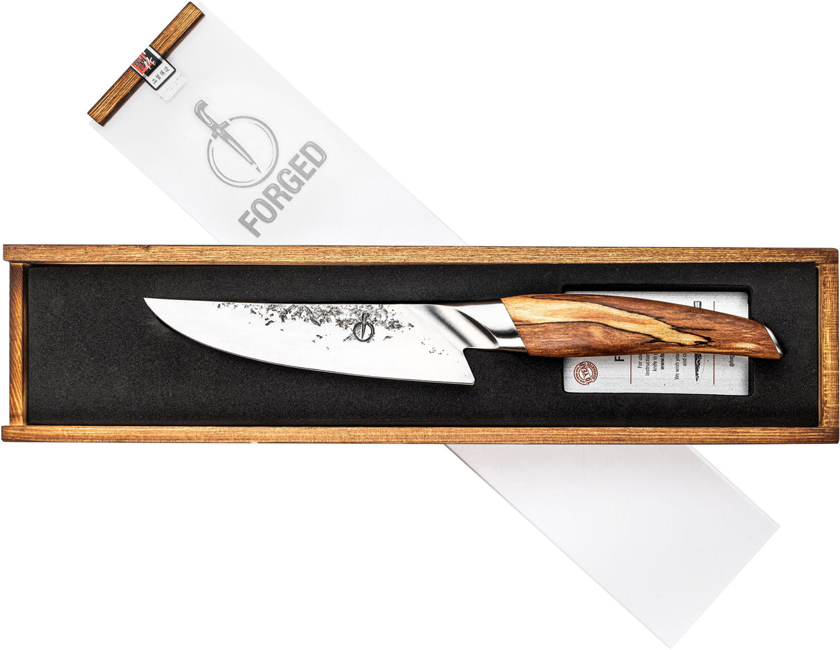 Couteau du chef - FORGED - KATAI - Acier VG10 - Manche en bois de racine - L 16 cm