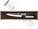Couteau du chef - FORGED - SEBRA - Acier japonais 440C - Manche en bois Dalbergia - L 16 cm