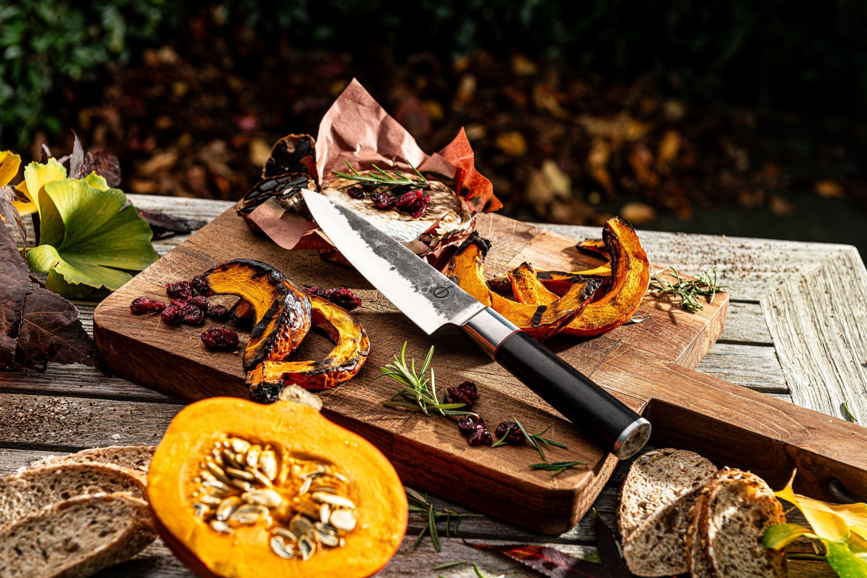 Couteau du chef - FORGED - SEBRA - Acier japonais 440C - Manche en bois Dalbergia - L 16 cm