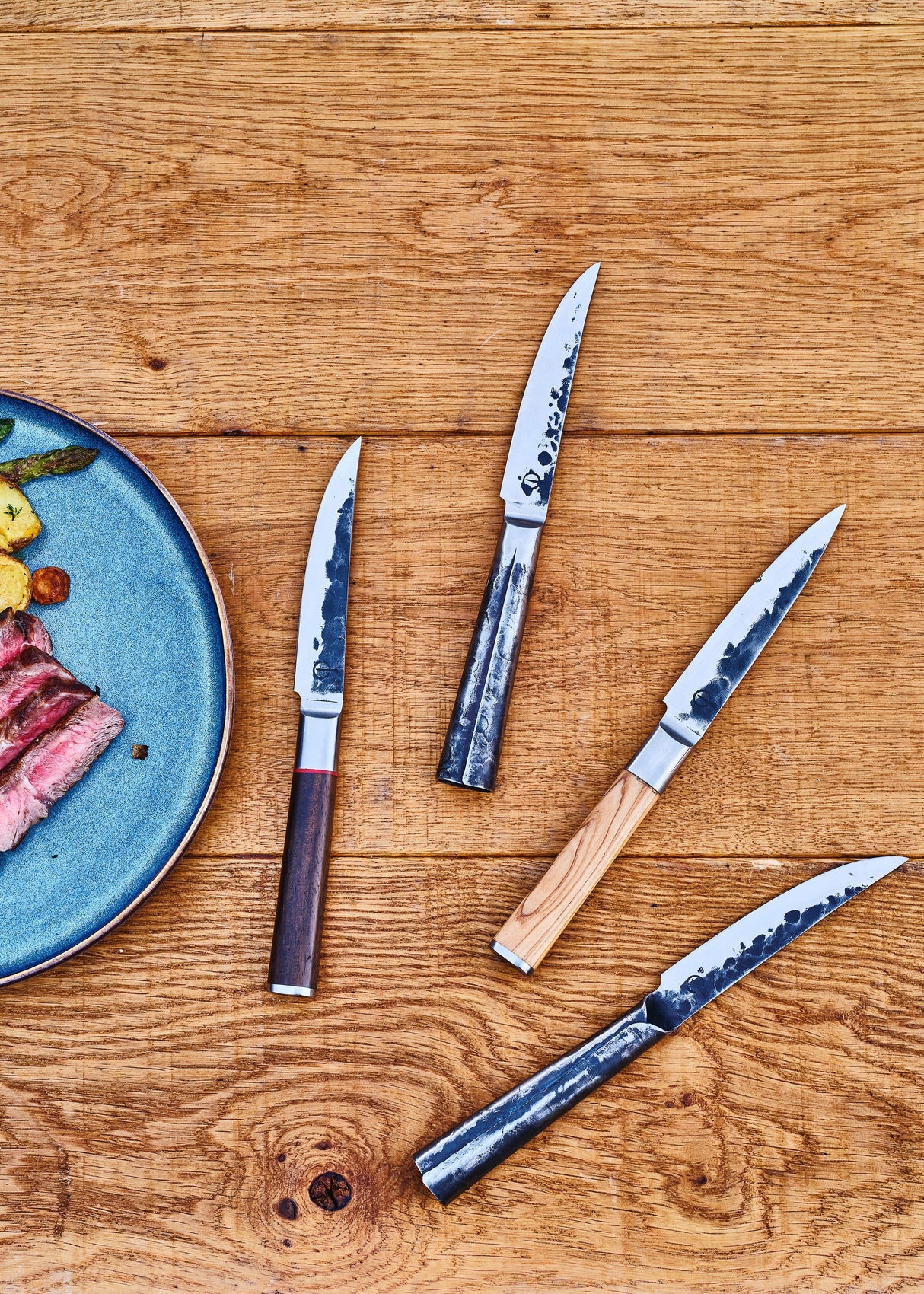 Couteau du chef - FORGED - SEBRA - Acier japonais 440C - Manche en bois Dalbergia - L 16 cm