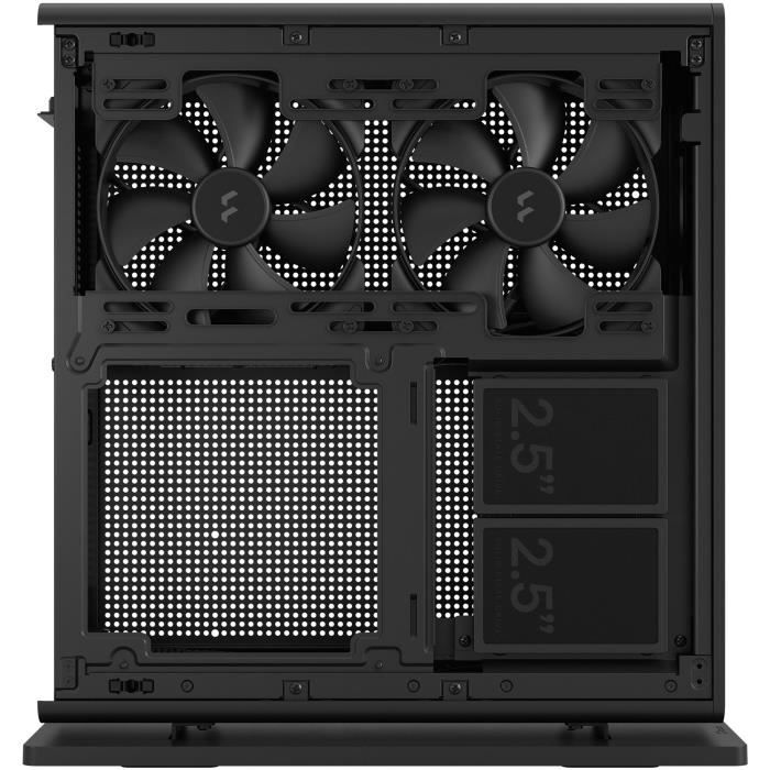 Boîtier Mini Tour - FRACTAL DESIGN - Ridge Black mITX - PCIe 4.0 - Noir
